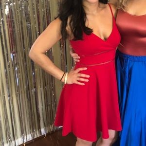 Red dress